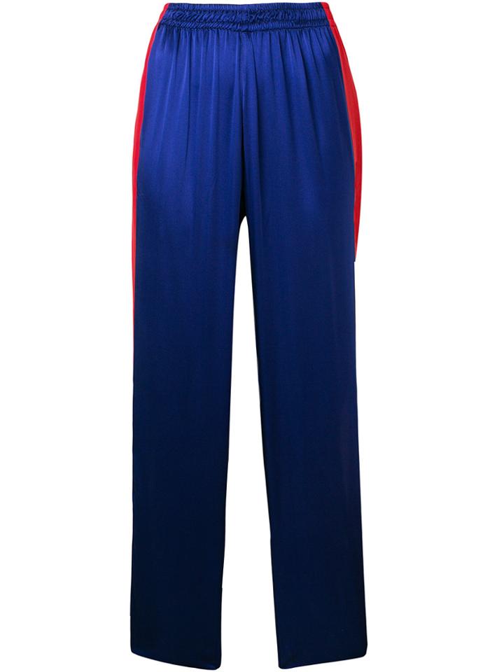 Aries Slit Leg Track Pants - Blue