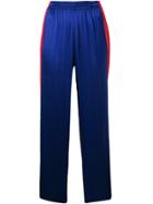 Aries Slit Leg Track Pants - Blue