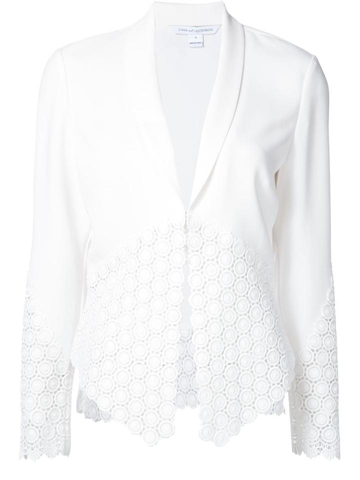 Diane Von Furstenberg Embroidered Blazer