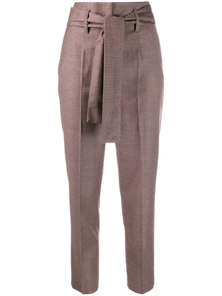 Fabiana Filippi Carrot Fit Trousers - Red