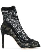 Dolce & Gabbana Lace Shoe Boots - Black