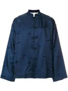 Visvim Embroidered Longsleeved Shirt - Blue