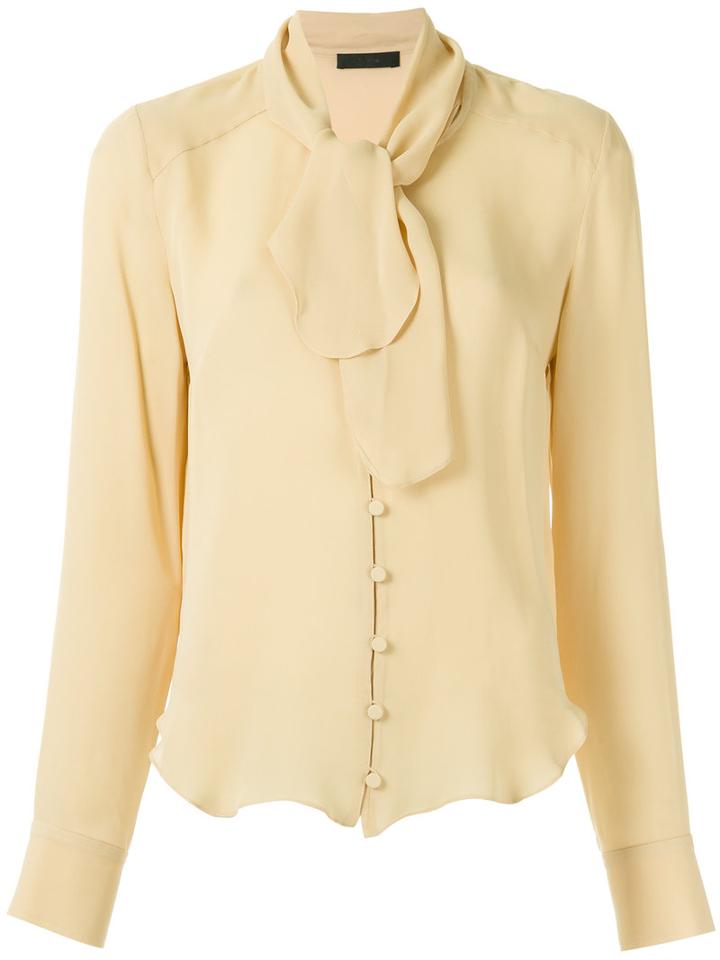 Talie Nk - Silk Shirt - Women - Silk - 42, Women's, Yellow/orange, Silk