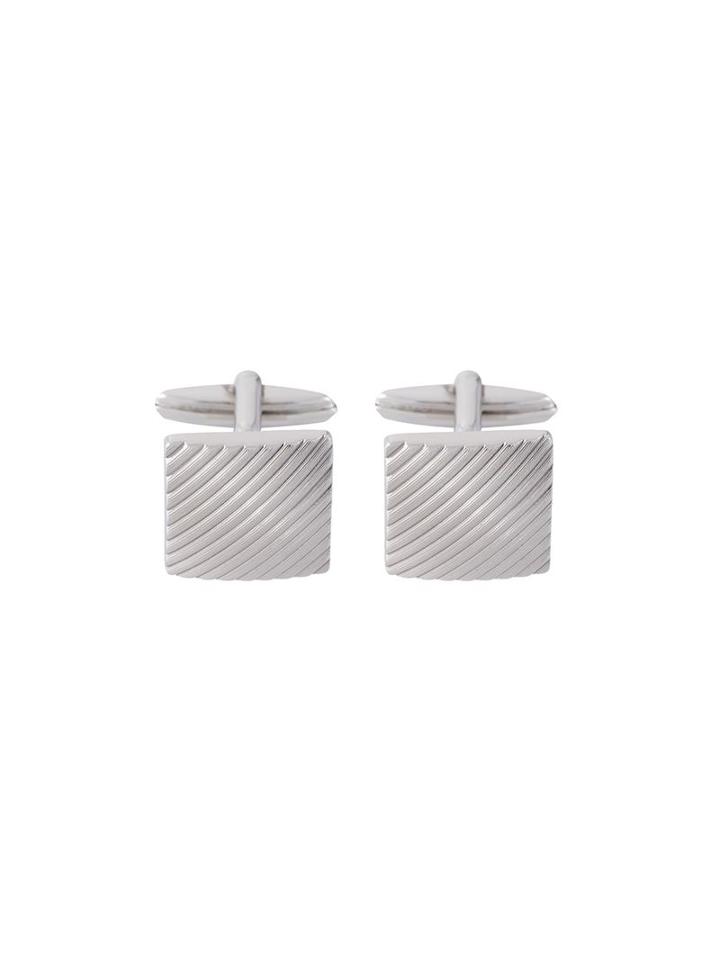 Lanvin Stripe Embossed Cufflinks
