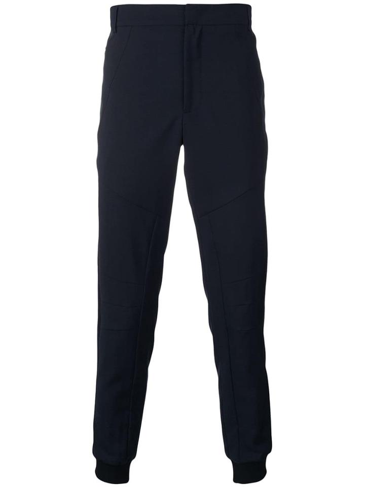 Les Hommes Hybrid Track Tailored Trousers - Blue