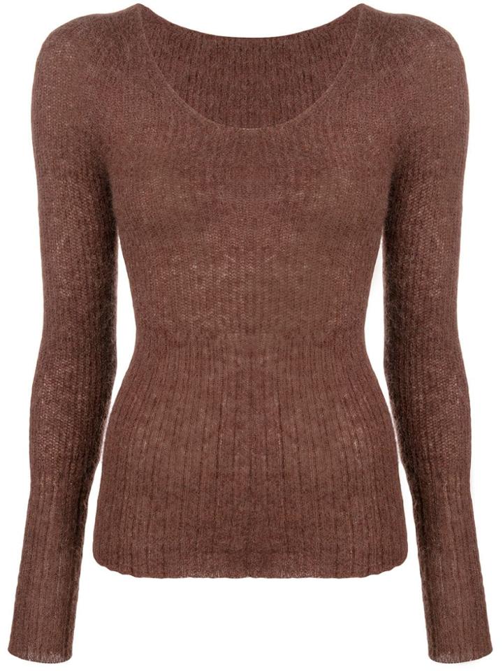 Jacquemus Praio Sweater - Brown