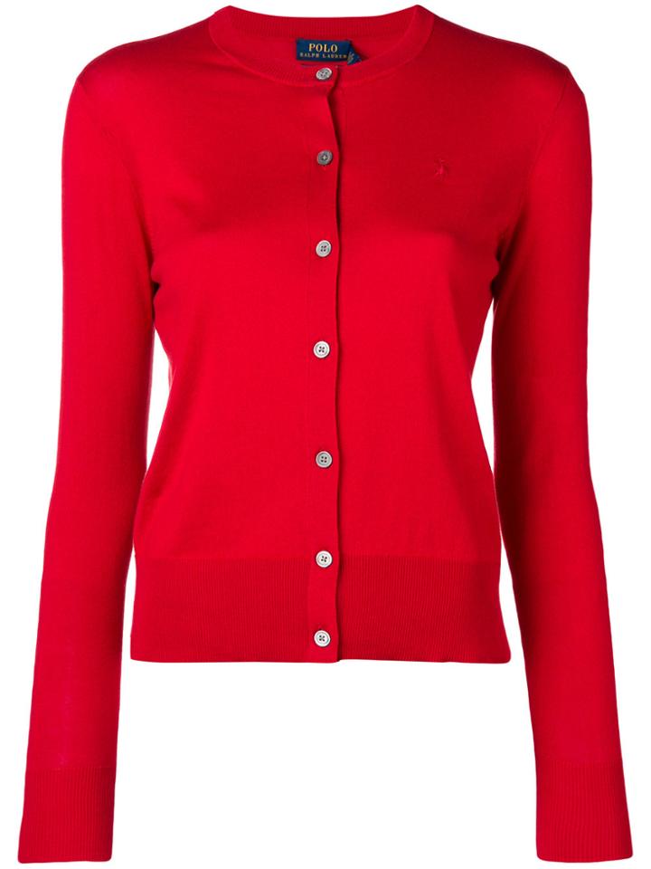 Polo Ralph Lauren Buttoned Up Cardigan - Red