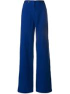 Margaret Howell Clinched Back Trousers - Blue