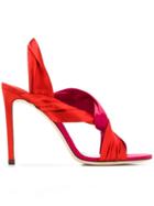 Jimmy Choo Lalia 100 Sandals - Red