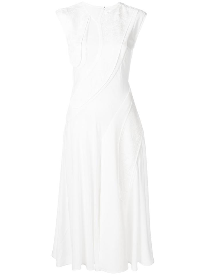 Victoria Beckham Patchwork Dress - Nude & Neutrals