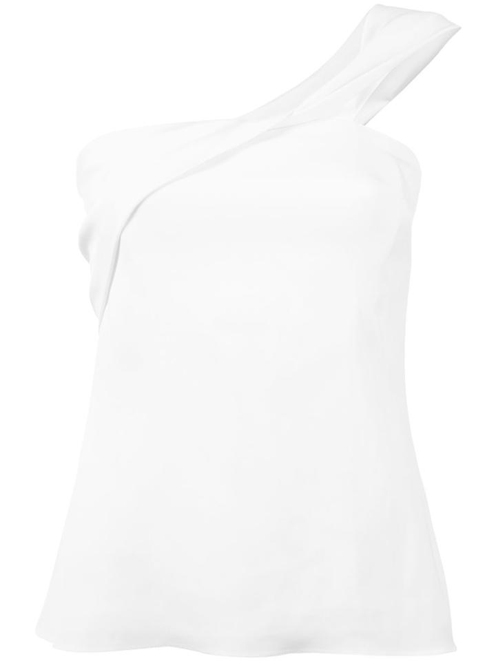 Cushnie Et Ochs Strapless Top With Twist At Bodice - White