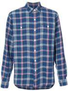 Polo Ralph Lauren - Checked Shirt - Men - Cotton/linen/flax - Xl, Blue, Cotton/linen/flax