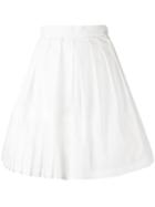Ermanno Scervino Full Midi Skirt, Women's, Size: 40, White, Cotton/ramie/polyamide