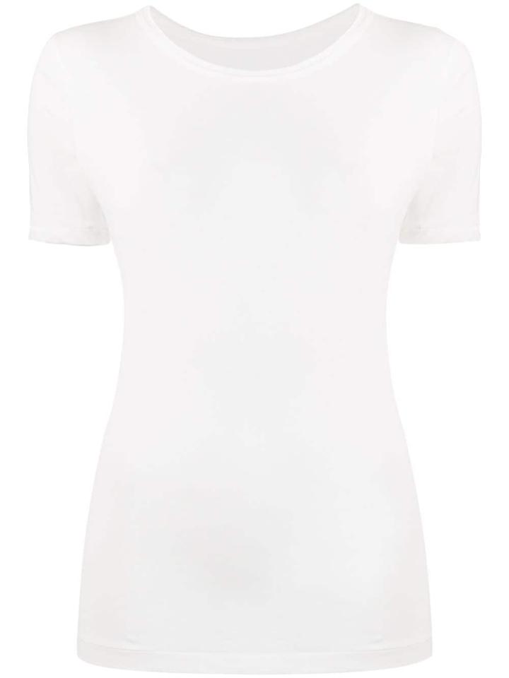 Yohji Yamamoto Plain Short-sleeve T-shirt - White