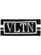 Valentino Logo Knitted Headband - Black