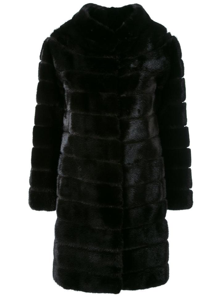Liska - Antonia Coat - Women - Mink Fur - M, Brown, Mink Fur