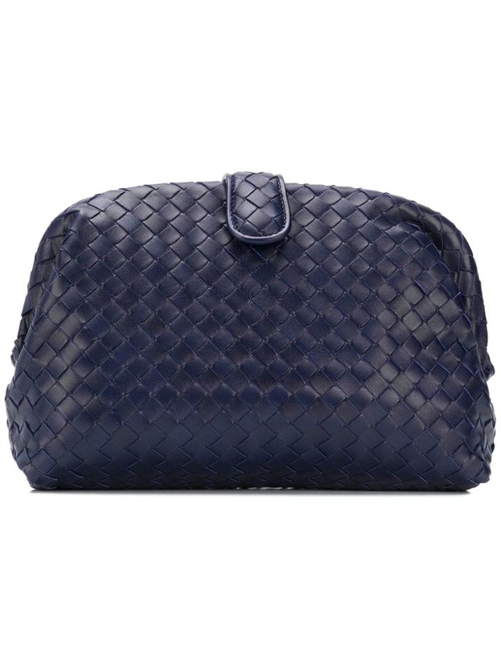 Bottega Veneta Woven Clutch Bag - Blue