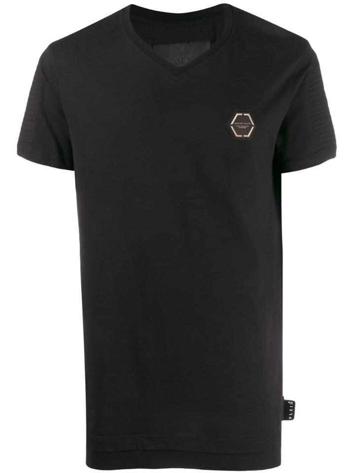 Philipp Plein Statement V-neck T-shirt - Black