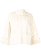 Bellerose Faux Fur Jacket - White