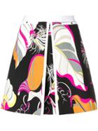 Emilio Pucci Abstract Print Mini Skirt - Black