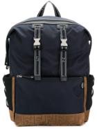 Fendi F Logo Backpack - Blue