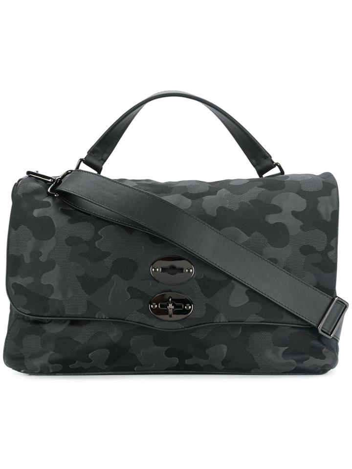 Zanellato Camouflage Print Bag - Black