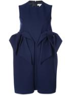 Delpozo Ruffled Mini Dress - Blue