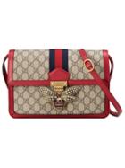 Gucci Queen Margaret Gg Supreme Medium Shoulder Bag - Neutrals