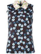 Sonia By Sonia Rykiel Floral Print Tank, Women's, Size: 40, Polyester