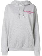 Semicouture Name Print Hoodie - Grey