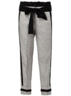A.f.vandevorst '161 Pearl' Trousers, Women's, Size: 38, Grey, Cotton/linen/flax