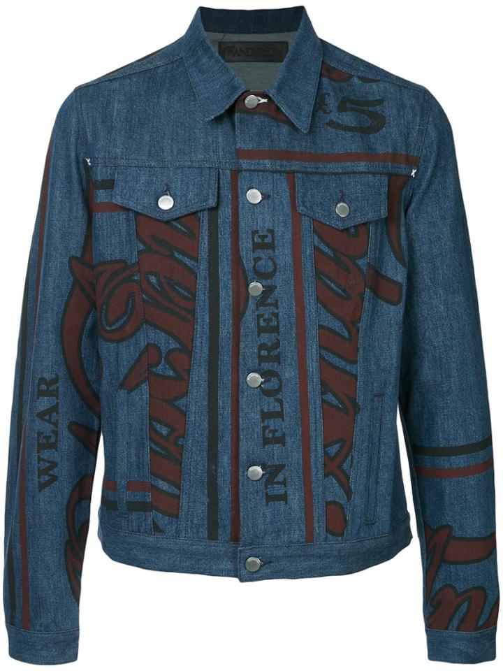 Jw Anderson Florence Denim Jacket - Blue