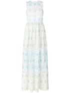 Huishan Zhang - Sleeveless Crochet Floral Dress - Women - Silk/polyester - 12, Women's, Silk/polyester