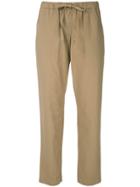 Erika Cavallini Cropped Straight-leg Trousers - Brown