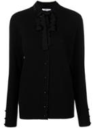 Blugirl Pussybow Button Cardigan - Black