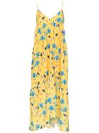 Borgo De Nor Anais Floral Print Dress - Yellow & Orange