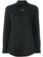 Dsquared2 Classic Embellished Detail Shirt, Women's, Size: 40, Black, Cotton