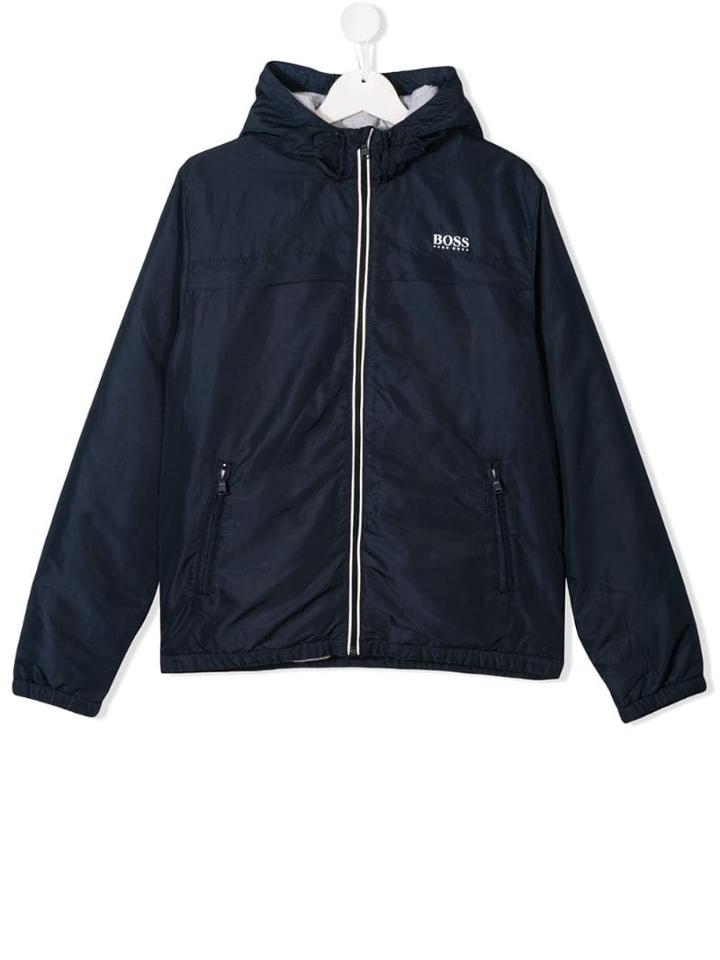 Boss Kids Teen Logo Windbreaker - Blue