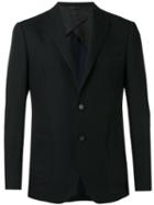 Tonello - Double Button Blazer - Men - Linen/flax/virgin Wool - 50, Blue, Linen/flax/virgin Wool