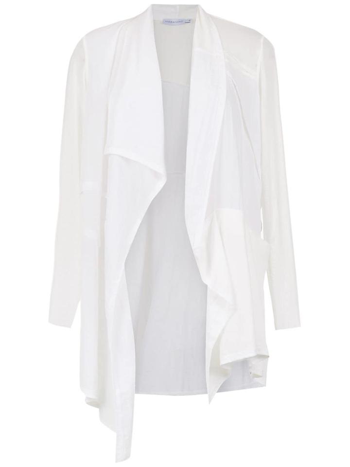 Mara Mac Sheer Shirt - White