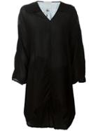 Lost & Found Ria Dunn Collar Panel T-shirt Dress, Women's, Size: Xxl, Black, Cotton
