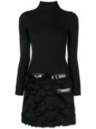 Moschino Two Piece Knitted Dress - Black