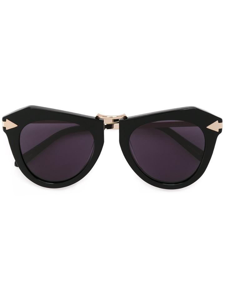 Karen Walker 'one Orbit' Sunglasses - Black