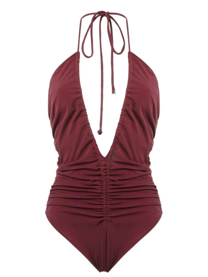 Gloria Coelho Pleated One-piece
