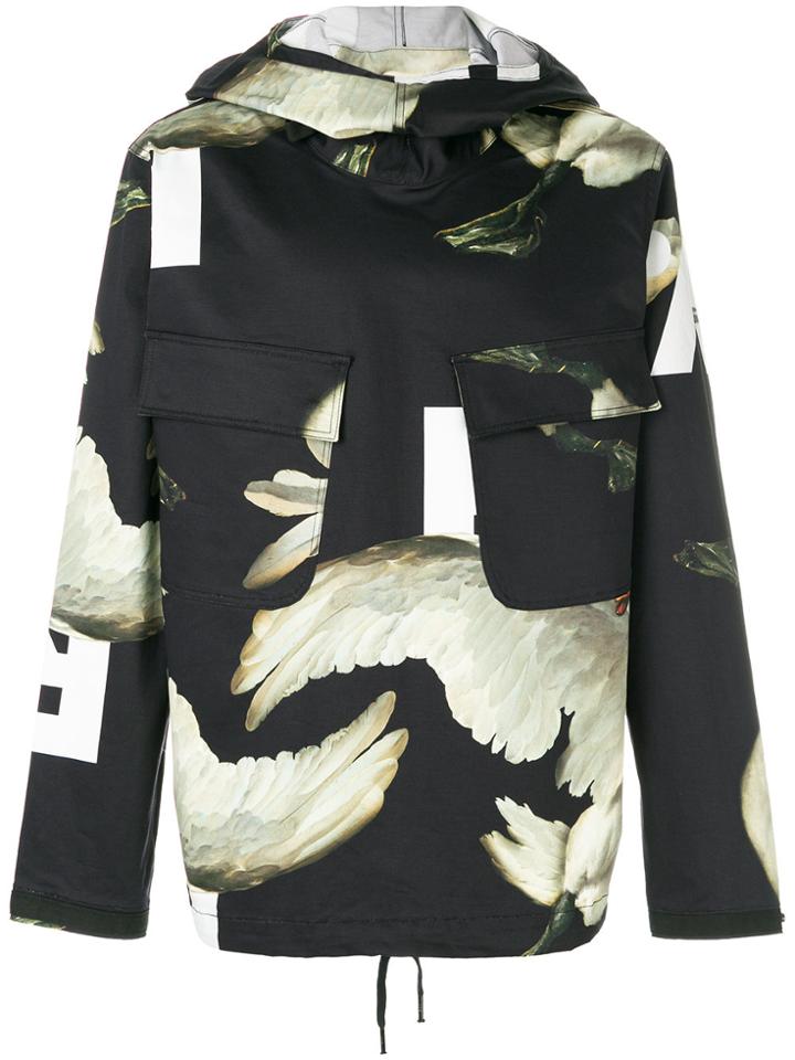 G-star Oversized Printed Hoodie - Black