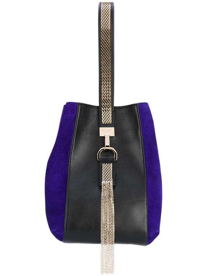 Lanvin Gold Tassel Shoulder Bag - Blue