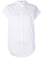 Brunello Cucinelli Brass-embellished Short-sleeved Shirt - White
