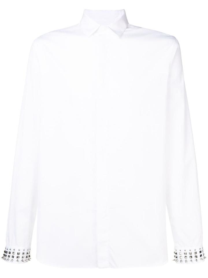 Valentino Rockstud Cuff Shirt - White
