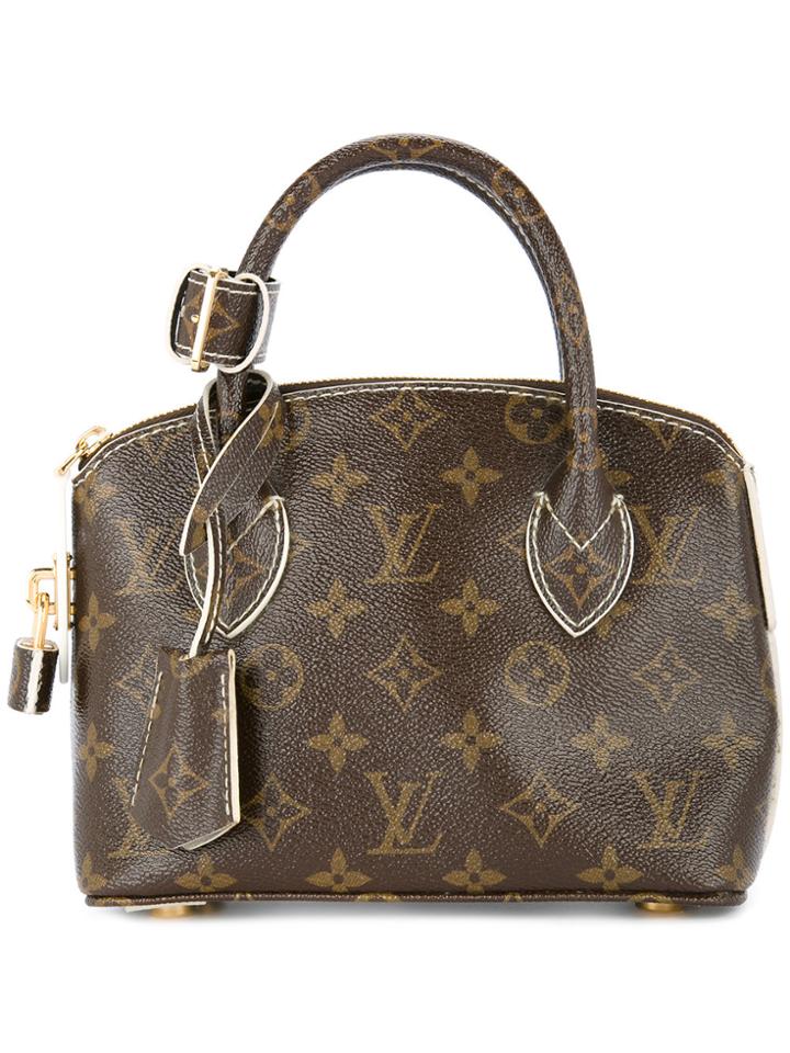 Louis Vuitton Vintage Lockit Bb Hand Bag - Brown