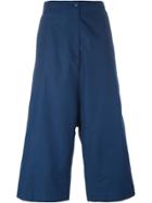 I'm Isola Marras Cropped Drop Crotch Trousers - Blue